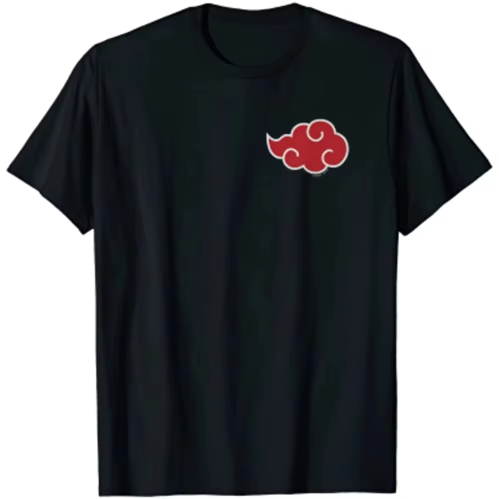 Streetwear Brand In Japan - เสื้อยืดพิมพ์ลายเมฆอะคาสึกิ อนิเมะญี่ปุ่น สำหรับผู้ชาย เสื้อยืดแขนสั้นสตรีทแวร์ เสื้อยืดแบรนด์ดังสำหรับผู้ชาย