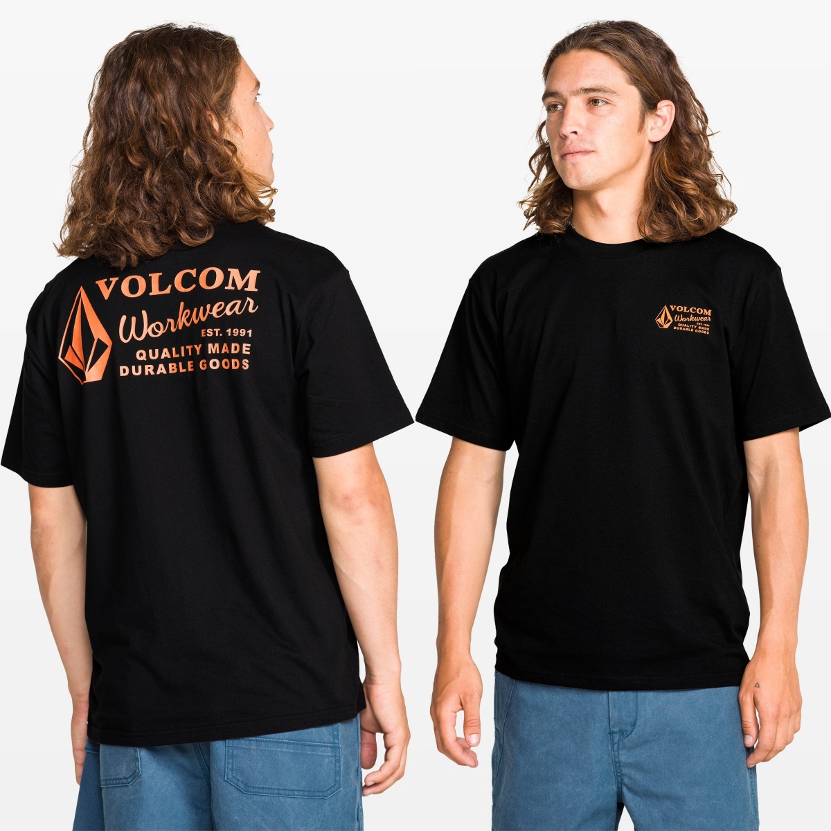 Streetwear Brand Trends - เสื้อยืดลายกราฟิกแบรนด์ Volcom แนวสปอร์ตกลางแจ้ง เทรนด์สุดฮิต ผ้าฝ้าย สำหรับผู้ชายและผู้หญิง