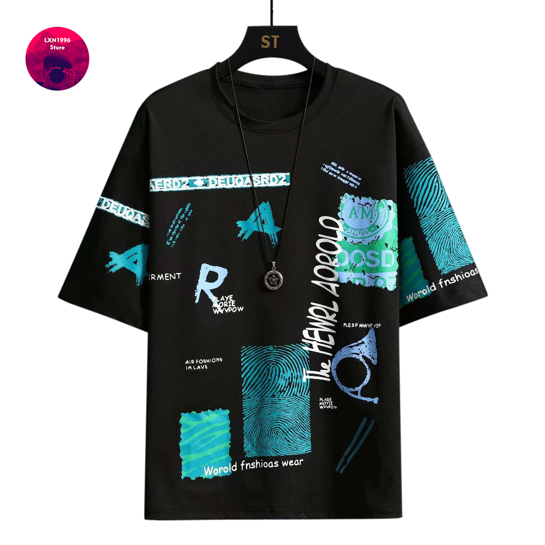 Streetwear Brand In Japan - ชาย Harajuku กราฟิกสีดำฤดูร้อนแขนสั้นเสื้อยืด Top Vintage แฟชั่นเสื้อผ้าผู้ชาย2021ญี่ปุ่น