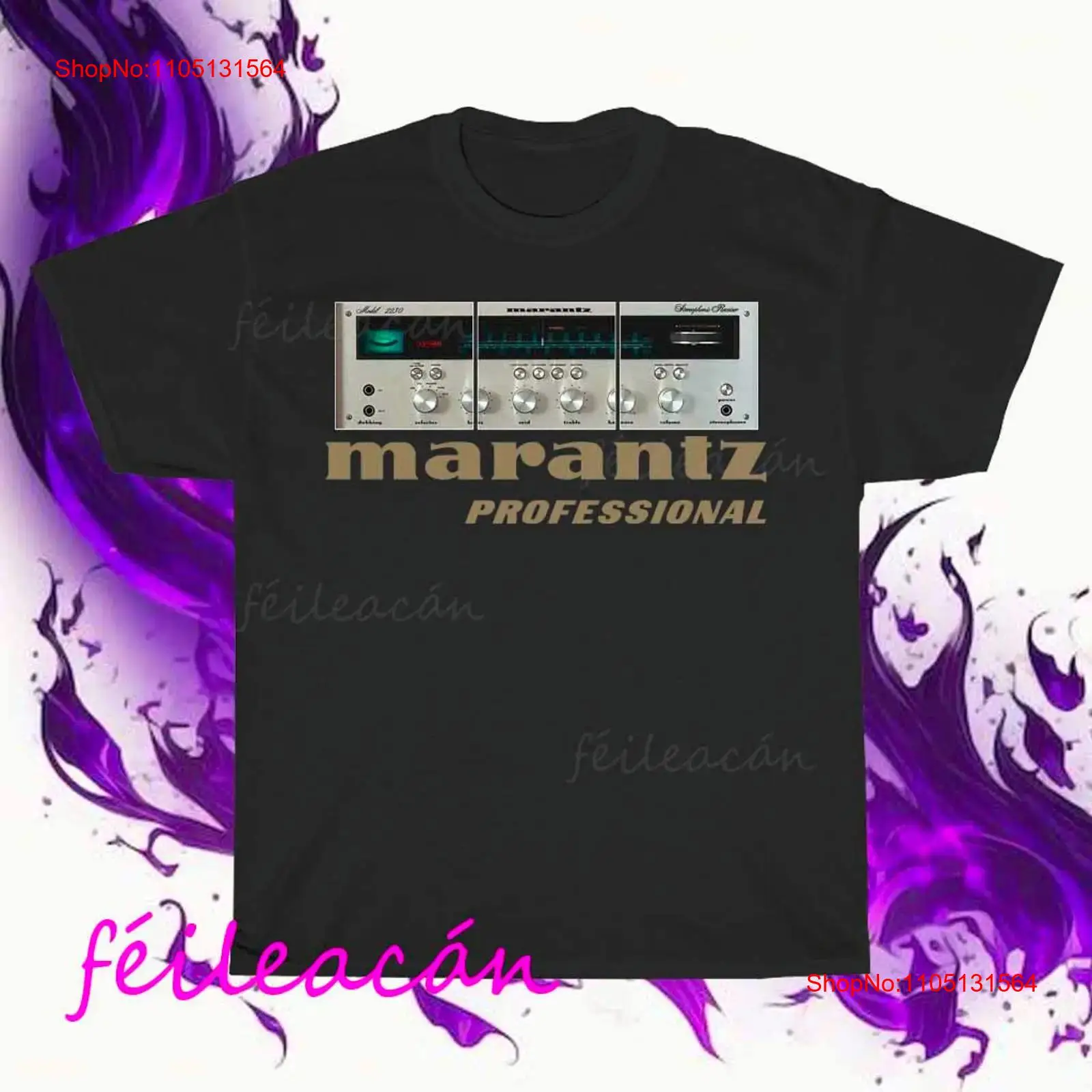 Streetwear Brands Logo - เสื้อยืดลายโลโก้ Marantz Amplifier ของแท้ สไตล์อเมริกัน ตลกๆ