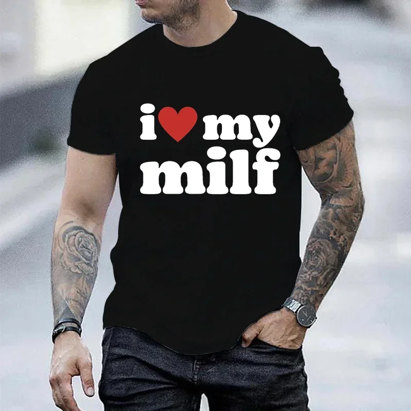 I Love My MILF พิมพ์ผู้ชายแบรน - Streetwear Brand Aesthetic บทวิจารณ์และราคา