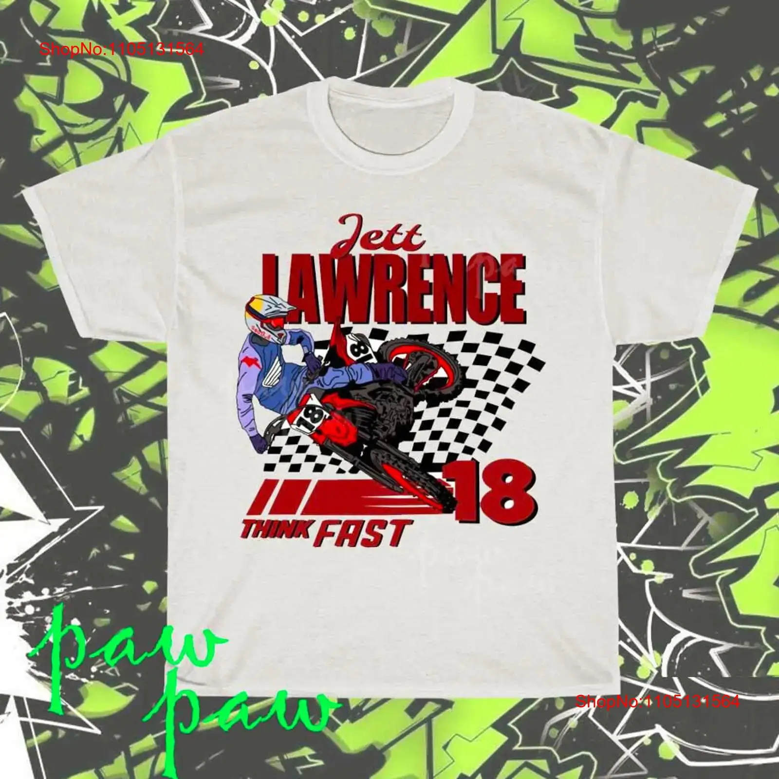เสื้อยืดลายกราฟิก Jett Lawrenc - Streetwear Brands Logo บทวิจารณ์และราคา