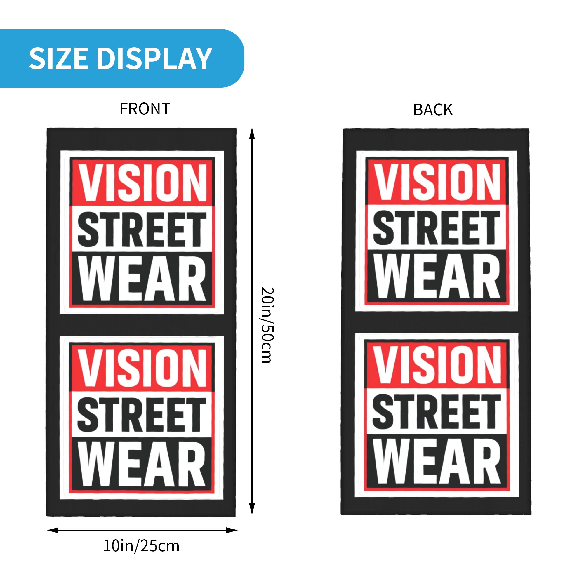 ผ้าพันคอแบบคลุมคอ Custom Visio - Vision Streetwear Brand บทวิจารณ์และราคา