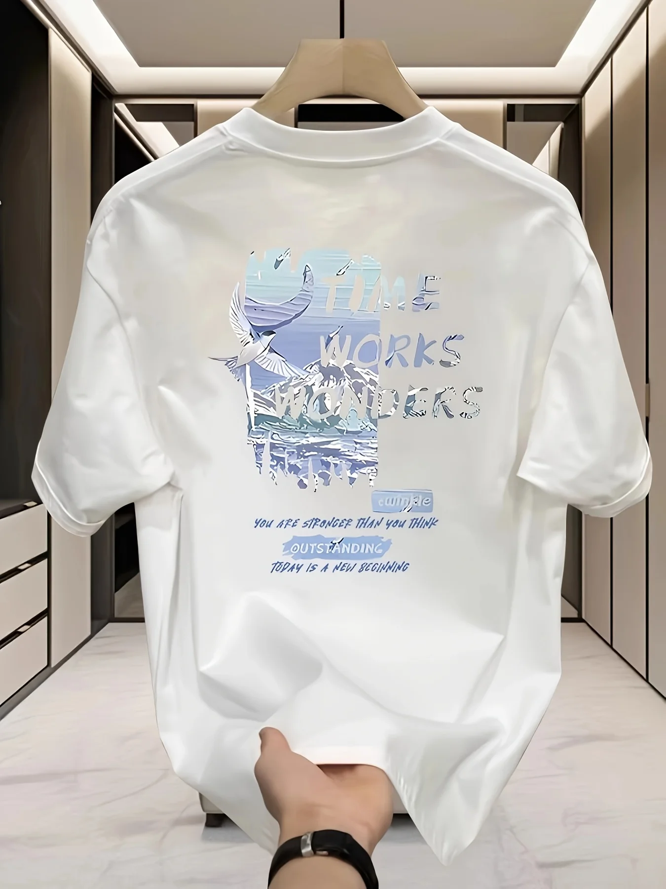 เสื้อยืดโอเวอร์ไซส์ผ้าฝ้ายยูนิ - Streetwear Brand Aesthetic บทวิจารณ์และราคา