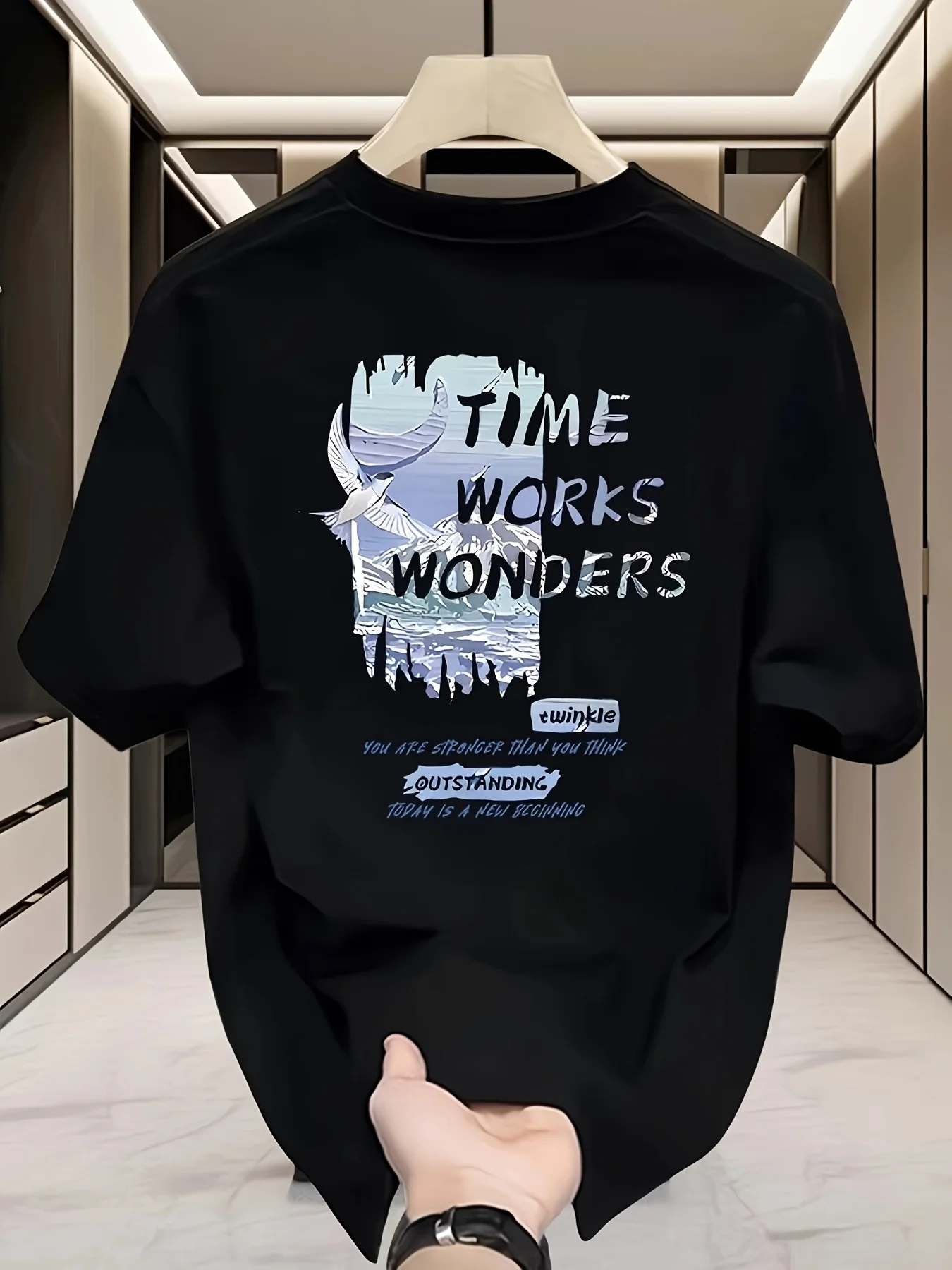 เสื้อยืดโอเวอร์ไซส์ผ้าฝ้ายยูนิ - Streetwear Brand Aesthetic บทวิจารณ์และราคา