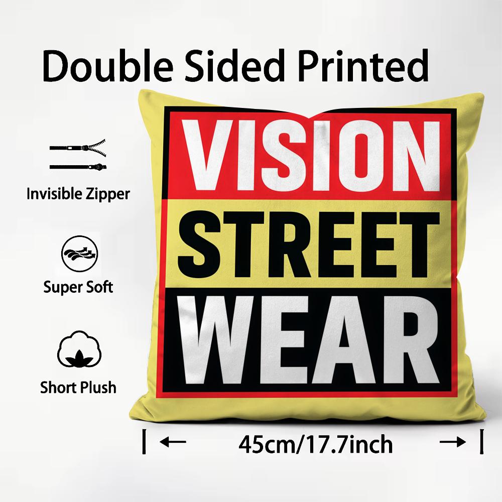 ปลอกหมอนอิงแบรนด์คลาสสิคสเก็ต  - Vision Streetwear Brand บทวิจารณ์และราคา