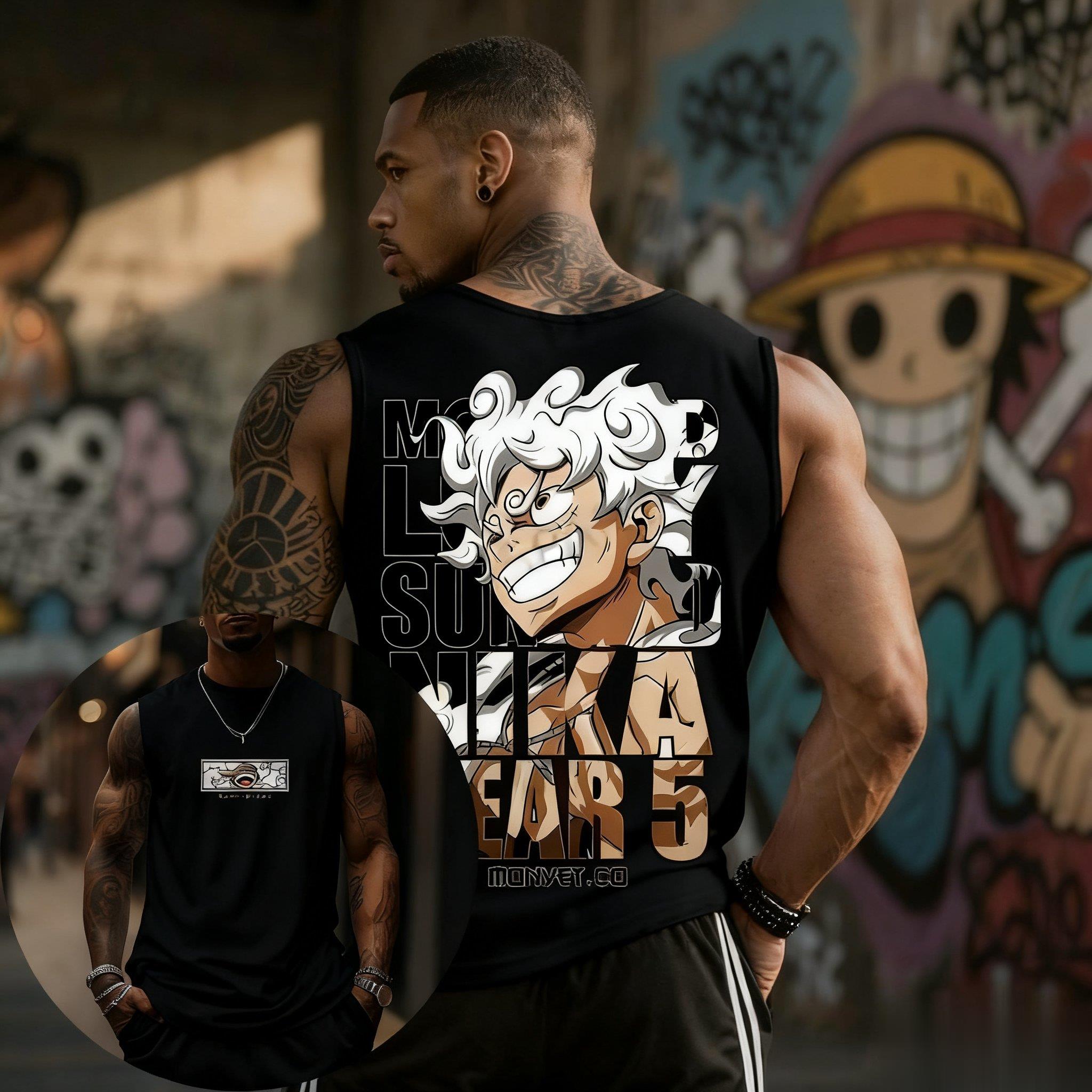 เสื้อกล้ามวันพีซ ลูฟี่ เกียร์  - Streetwear Brand In Japan บทวิจารณ์และราคา