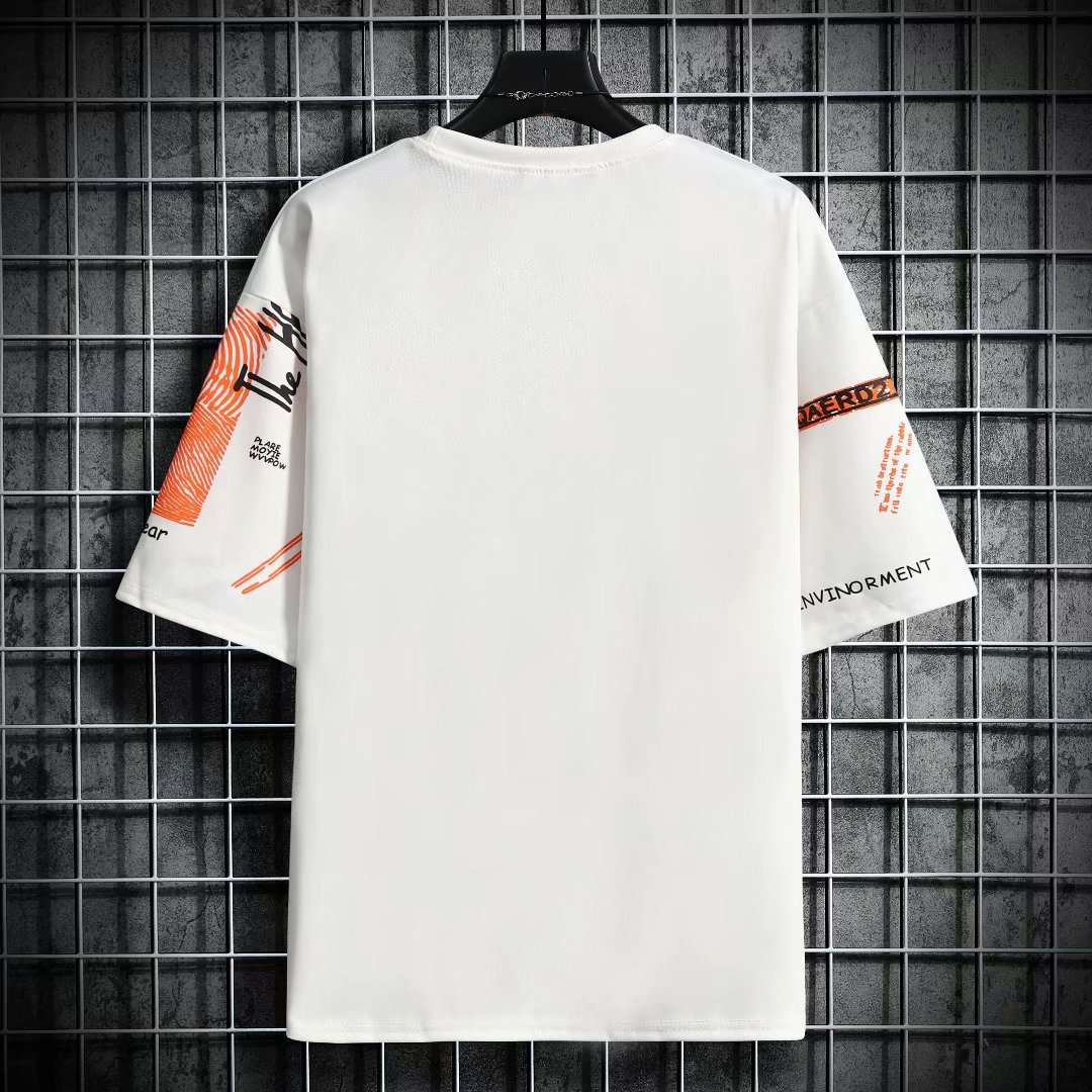 ชาย Harajuku กราฟิกสีดำฤดูร้อน - Streetwear Brand In Japan บทวิจารณ์และราคา